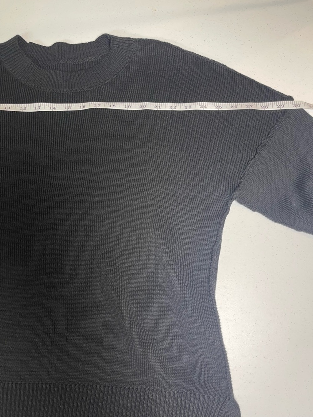 Classic Black Crewneck Sweater - Picture 7 of 10